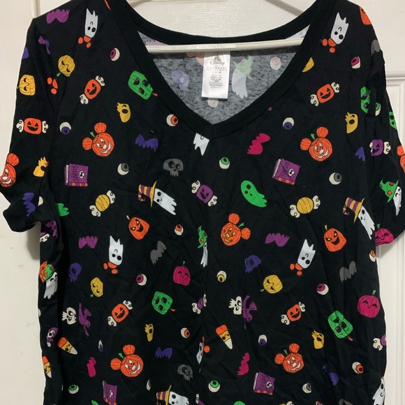 🎃Mickey Mouse Jack-o'-Lantern Halloween Top for Women - Picture 1 of 4